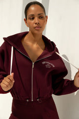 Maya Zip Through Kapuzenpullover