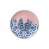 Wandteller Mandala Rosa