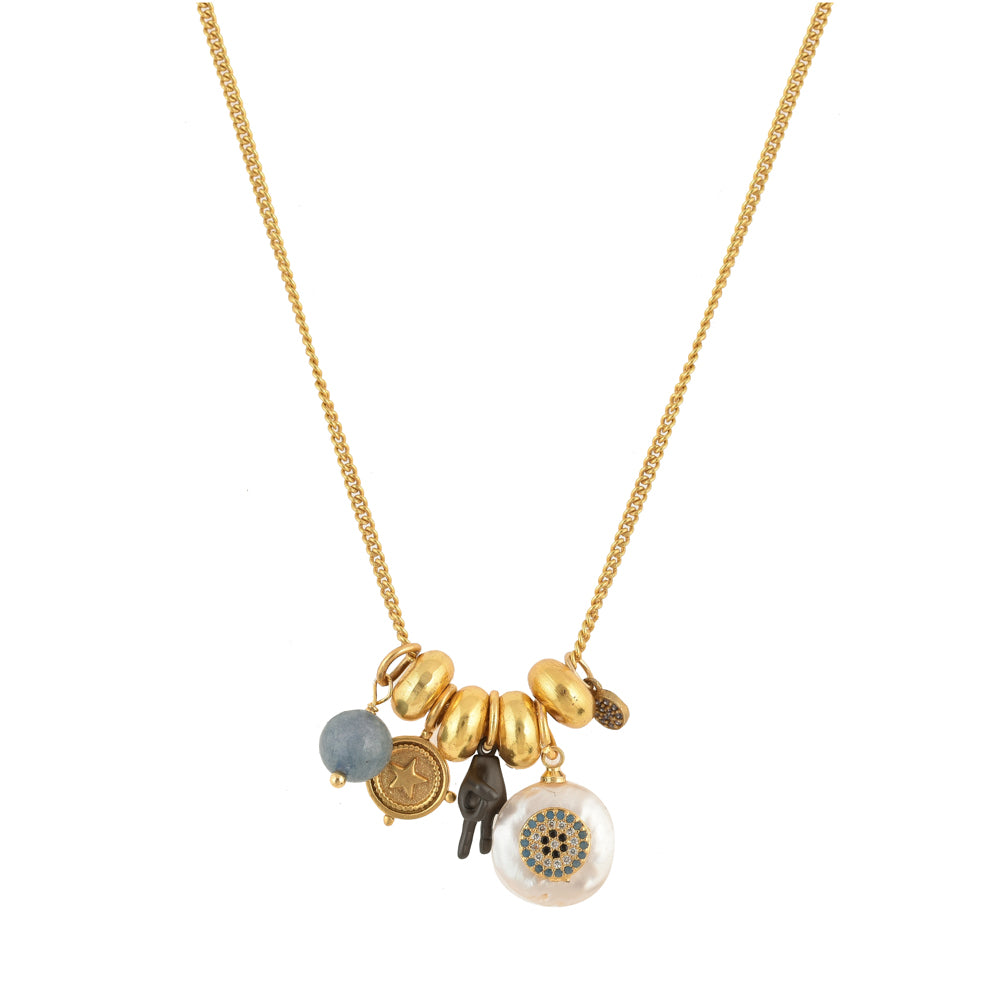 Ketting met verschillende bedels