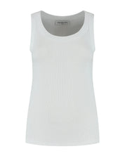 Reese Singlet tanktop in grijs en wit van Deblon