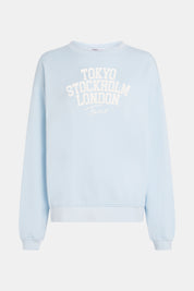 S26F1827 Sweater print voor dames van Penn&Ink N.Y.