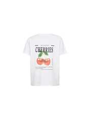 MMLail O-SS Cherry Tee voor dames van Co'Couture