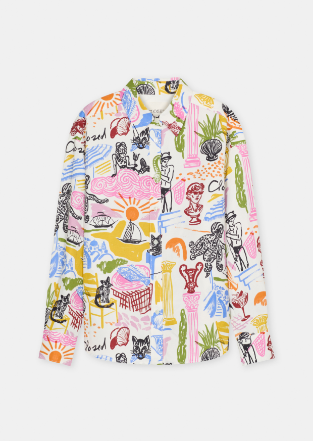 Oversized Shirt blouse voor dames van Closed