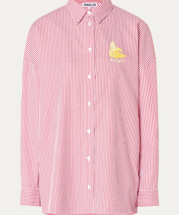 Lua Blouse met banaan embleem voor dames van Stieglitz 