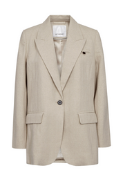 LeenaCC Linen Fitted Blazer