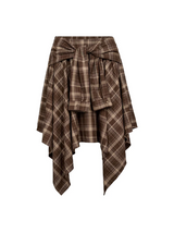 DagnyCC Check Tie Skirt