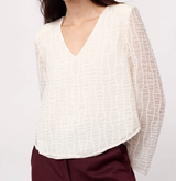 BaltaCC Padded V-Blouse