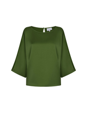 Risette flowing satin top