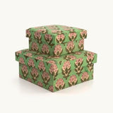Emma fabric box square set