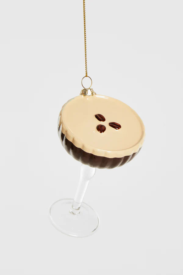 Espresso Martini Kerstornament