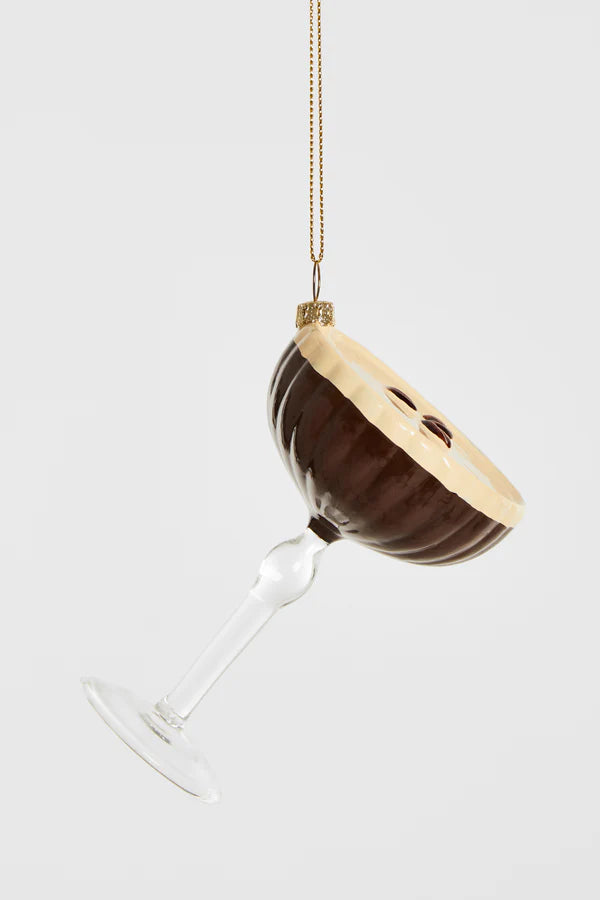 Espresso Martini Kerstornament