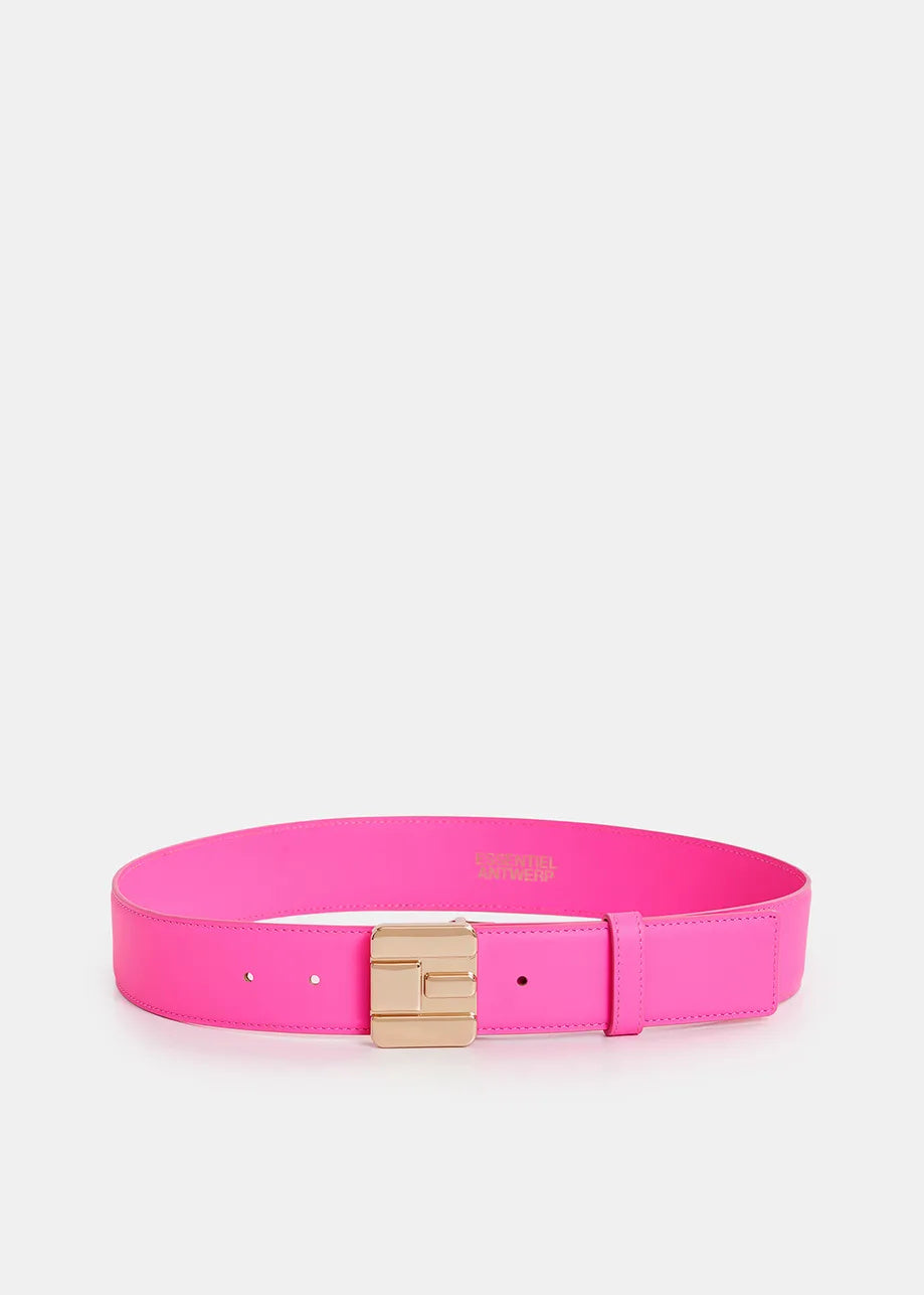 Halways leather logo belt - Virtual Pink
