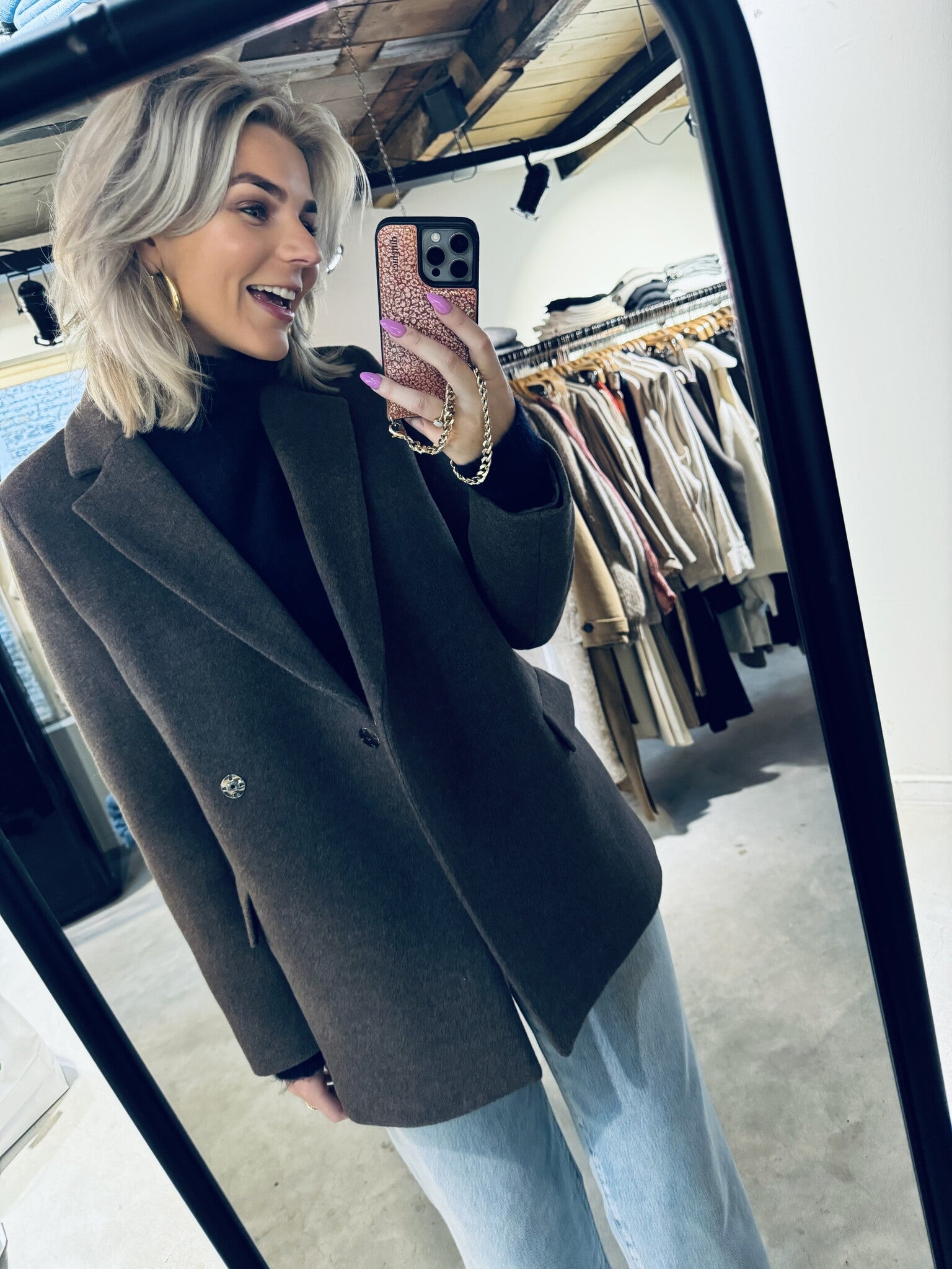 Safalconi jacket - Major brown melee