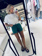 Kid Slub-Shorts – Green Lake