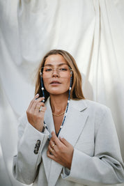 Lapis lazuli stones with pearls