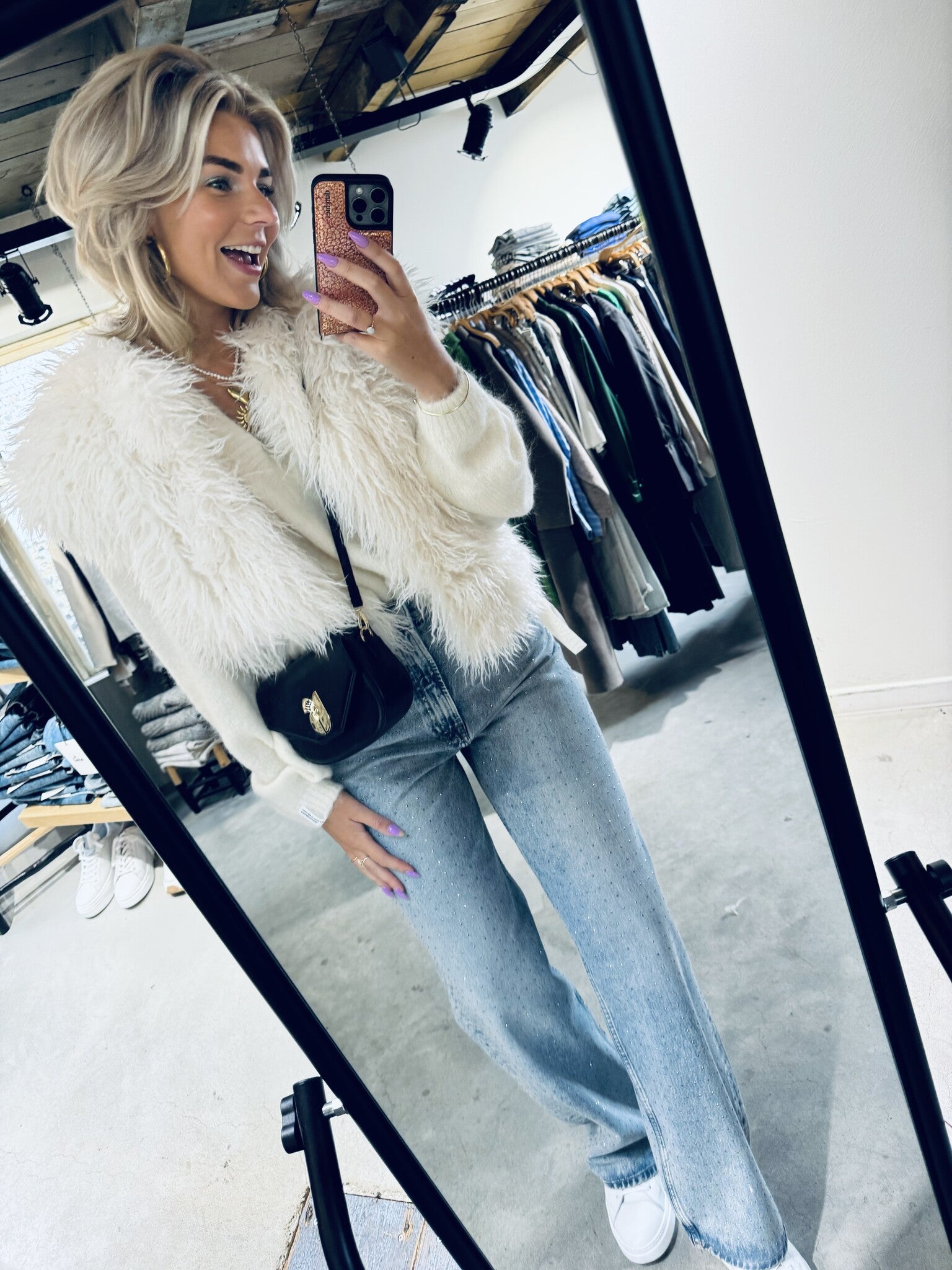 20-500-4204 The Bobbie gilet - Light natural