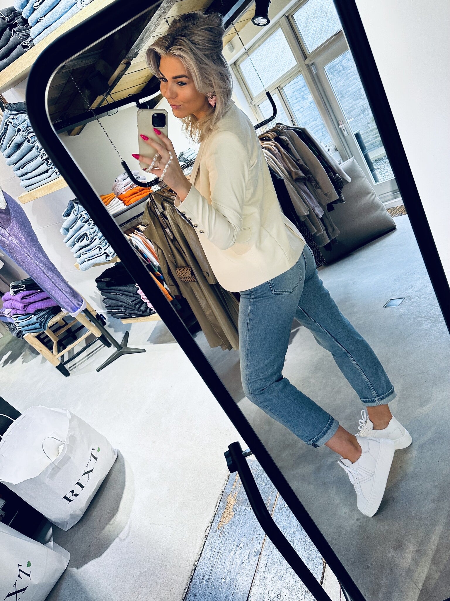 MMBlake Night Blazer - Ecru