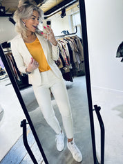 MMBlake Night Blazer - Ecru