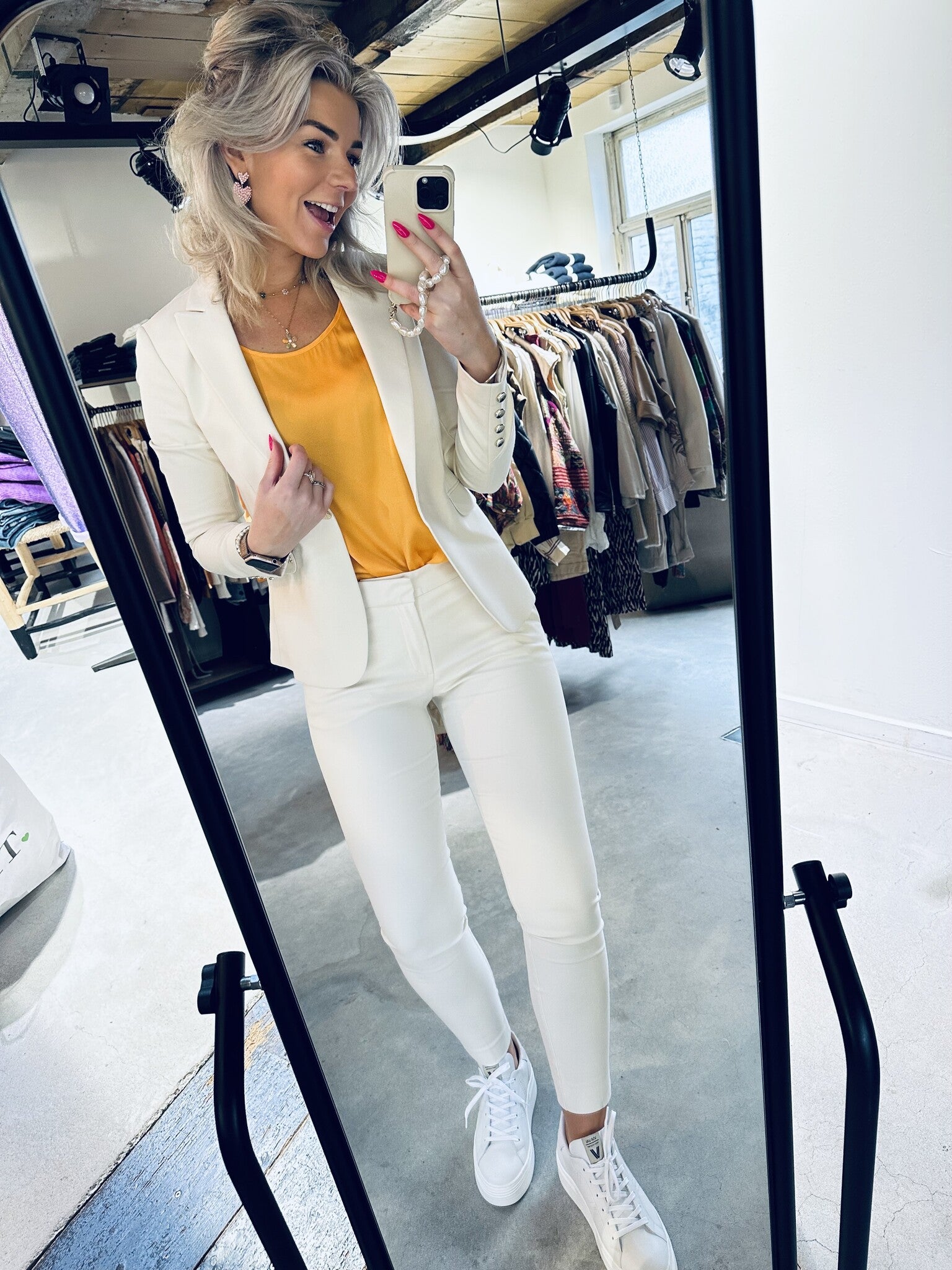 MMBlake Night Blazer - Ecru