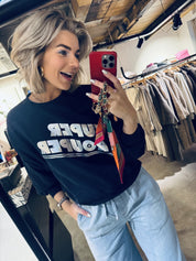 Bibi super sweater - Uniform blue