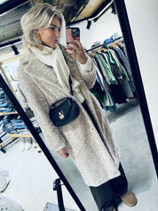 Galia, fake fur coat - 2031 Beach Sand