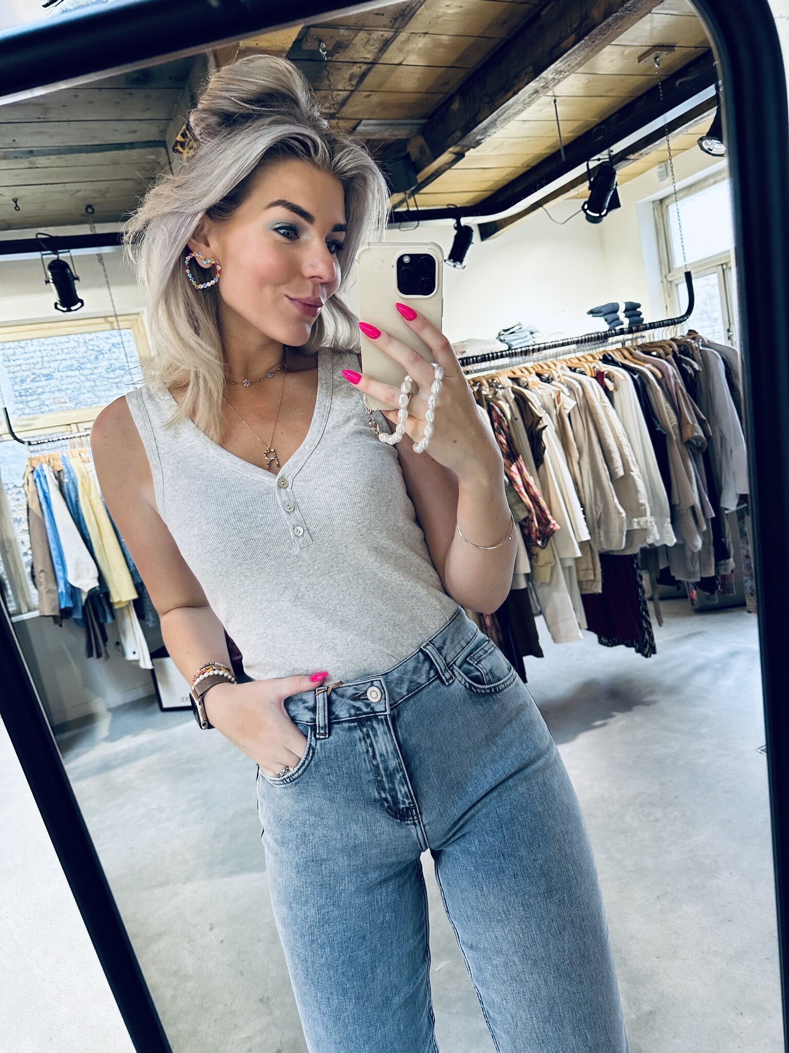 Tilly Top - Grey
