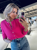 VITO19EE25 Weste – Rosé Fluo meliert