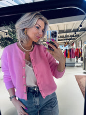 VITO19EE25 Gilet - Rose Chine