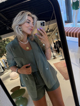 Saika Hemdblazer – Deep Ivy Green