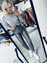Francis Hose - Metallic Taupe