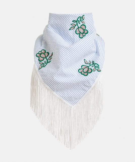 Jennie Embroidered Scarf Essentiel Antwerp