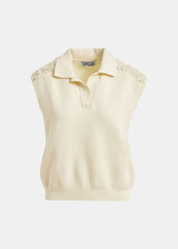 Joline Embroidered Knit Polo