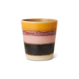 KST0013 70er-Jahre-Keramik: Kaffeetasse, Sonnenuntergang
