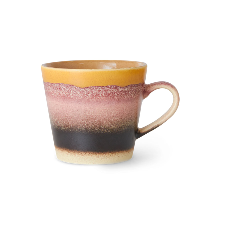 70er Keramik: Cappuccinotasse