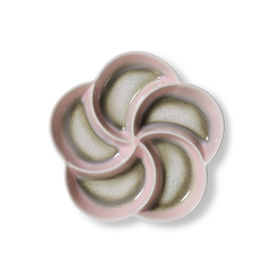 70s ceramics: snack tray