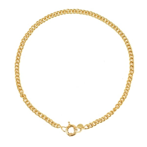 Grove gouden schakelketting