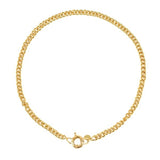 Grove gouden schakelketting