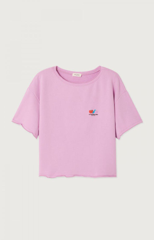 Atubay T-shirt met laag uitgesneden halslijn American Vintage