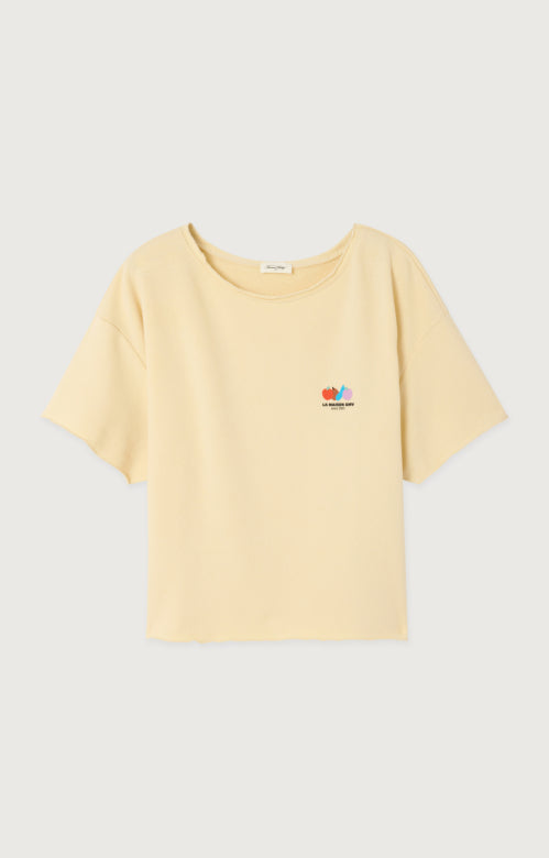 Atubay T-shirt met laag uitgesneden halslijn American Vintage