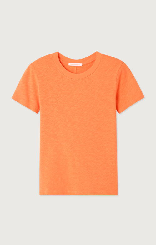 Sonoma oranje basic T-shirt voor dames van American Vintage
