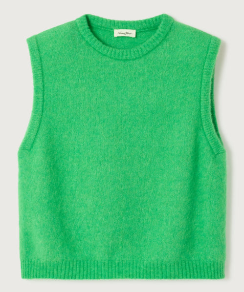 Vitow Pull vest voor dames in het groen van American Vintage