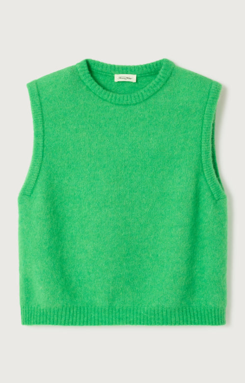 Vitow Pull vest voor dames in het groen van American Vintage