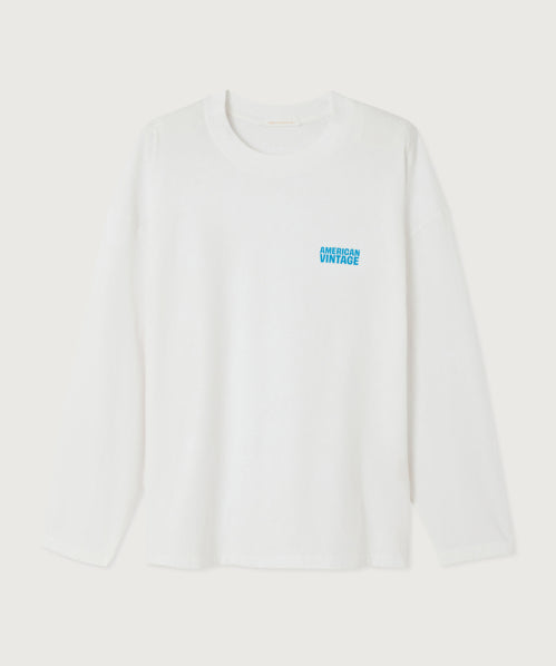 Gixy Longsleeve wit voor dames van American Vintage