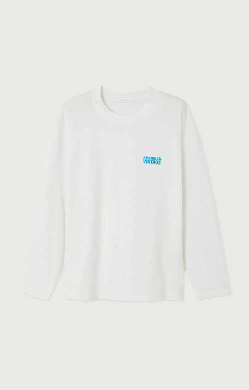 Gixy Longsleeve wit voor dames van American Vintage