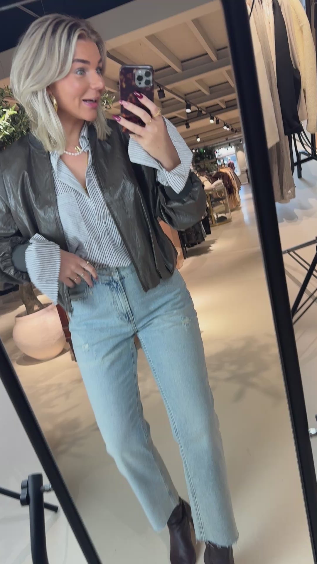 Talya Grey Blouse
