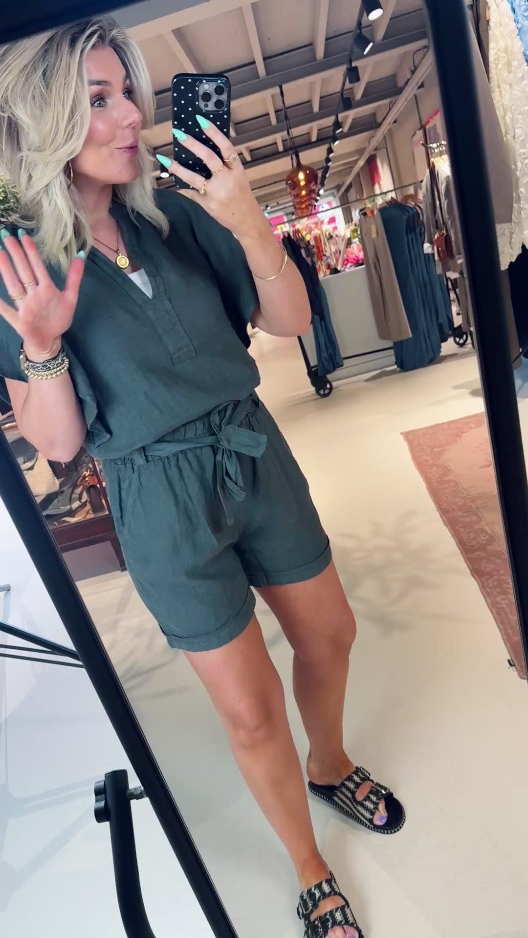 Vina linen blouse