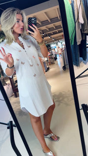 Madonna shirt dress