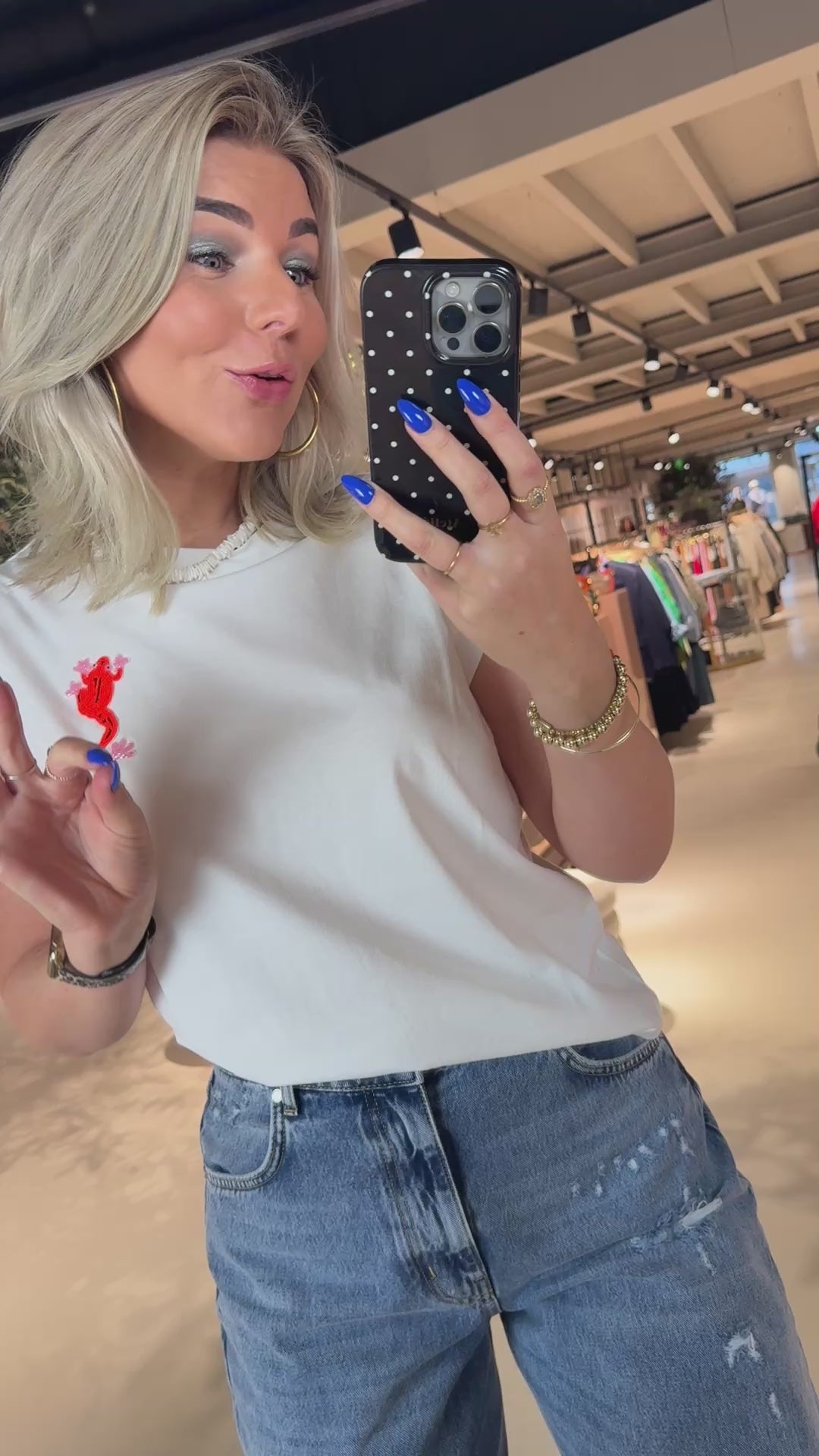 Jungala Embroidered T-shirt