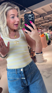 GrannyCC Rib Emb. Tank Top
