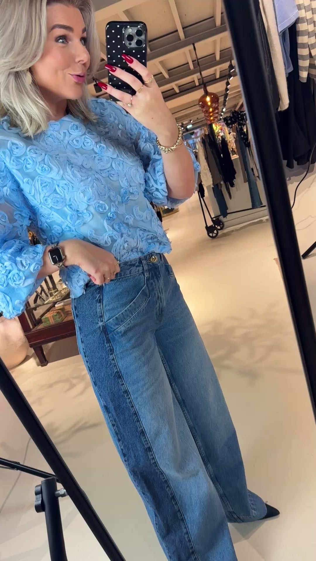 TessyCC Flower Blouse